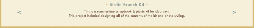 This is a summer scrapbook and picnic kit designed for club SEI.